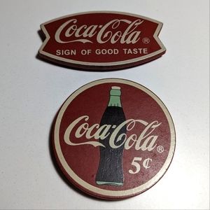 Set of 2 Coca Cola Magnets